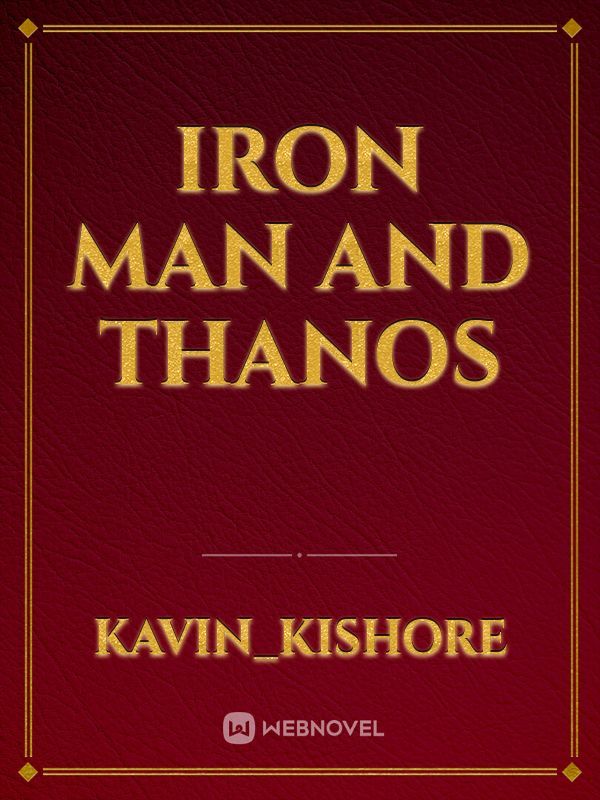 iron man and thanos
