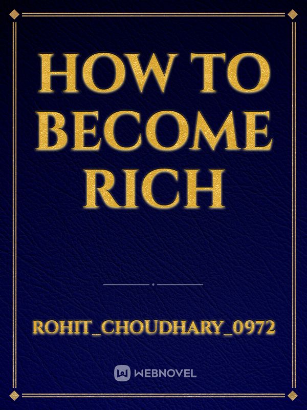 How to become rich Book