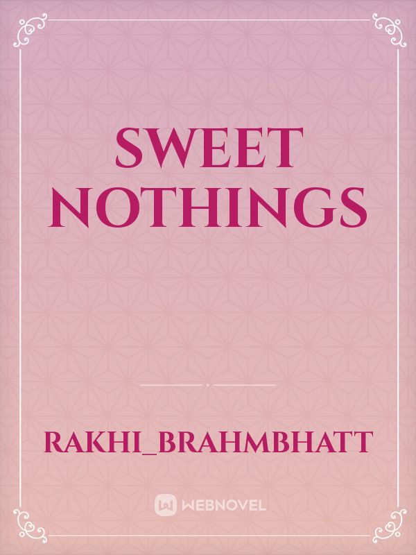 Sweet nothings Book