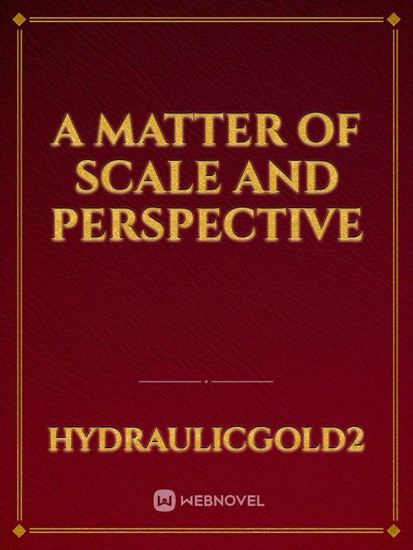 A matter of Scale and Perspective Book