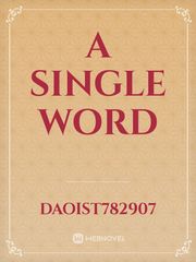 A single word Book