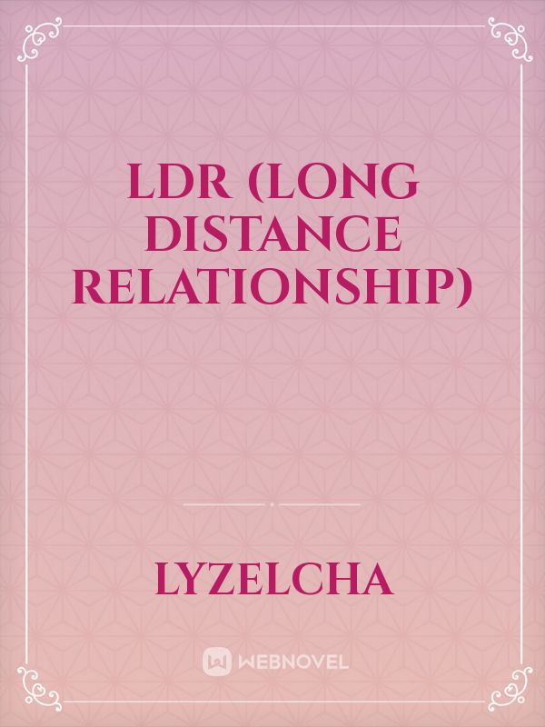 LDR (Long Distance Relationship) Book