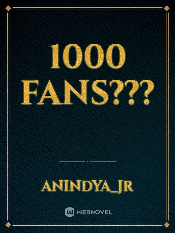 1000 Fans??? Book