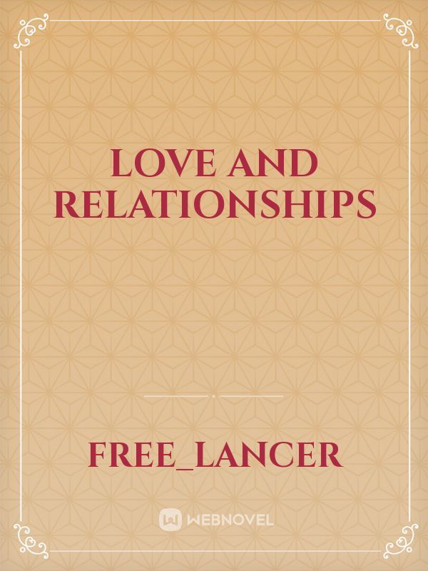 Love and relationships Book