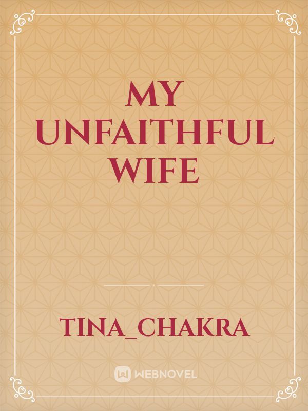 My unfaithful wife Book