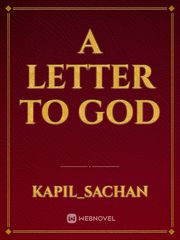 A Letter To God Book