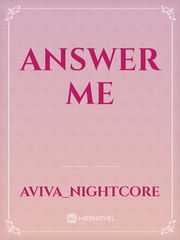 Answer Me Book