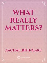 what really matters? Book