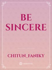 Be sincere Book
