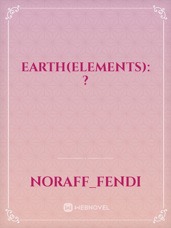 Earth(elements):
? Book