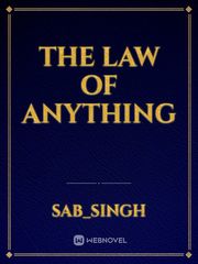 The law of anything Book