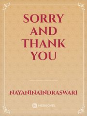 Sorry and thank you Book