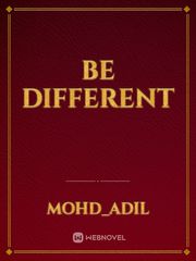 Be different Book