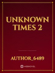 Unknown times 2 Book