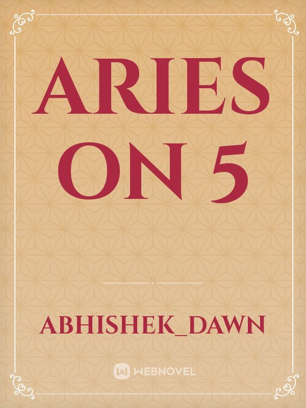 Aries On 5 Book
