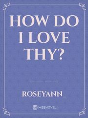 How do I love thy? Book