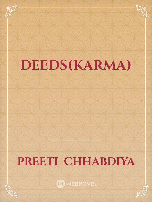 Deeds(KARMA)