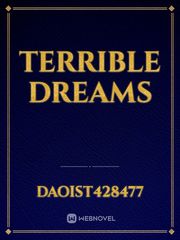 Terrible Dreams Book