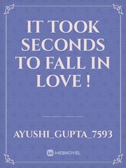 It took seconds to fall in love ! Book