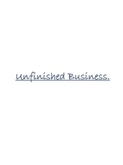 Unfinished Business. Book