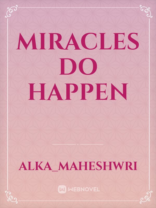Miracles do happen Book