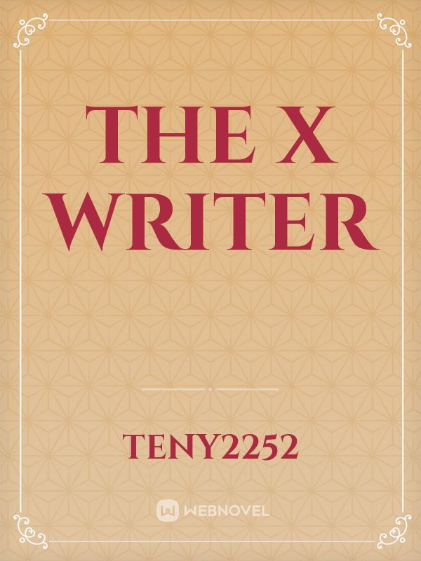 The X Writer Book