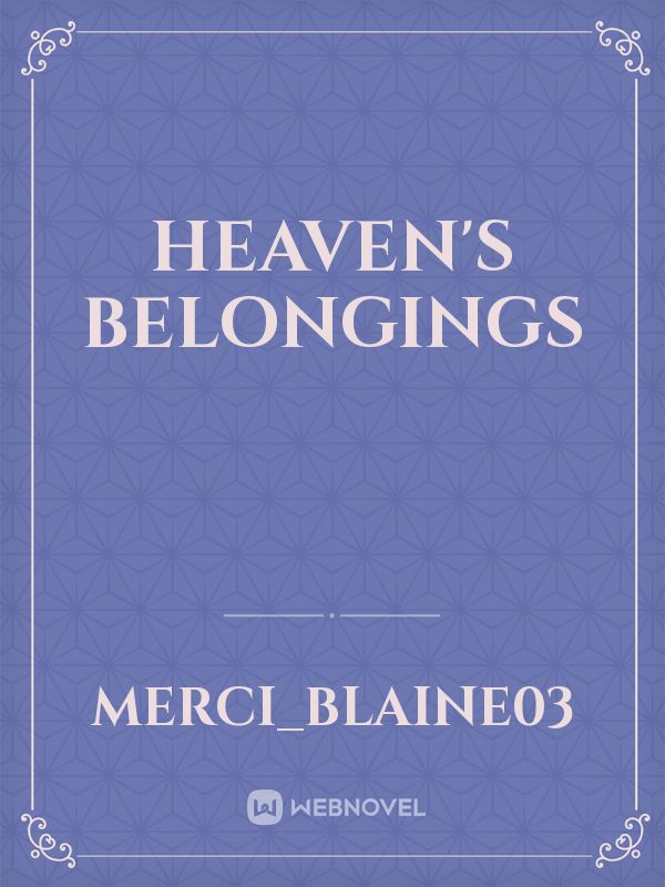 Heaven's Belongings Book