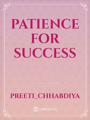 Patience for success Book