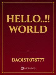 Hello..!! World Book