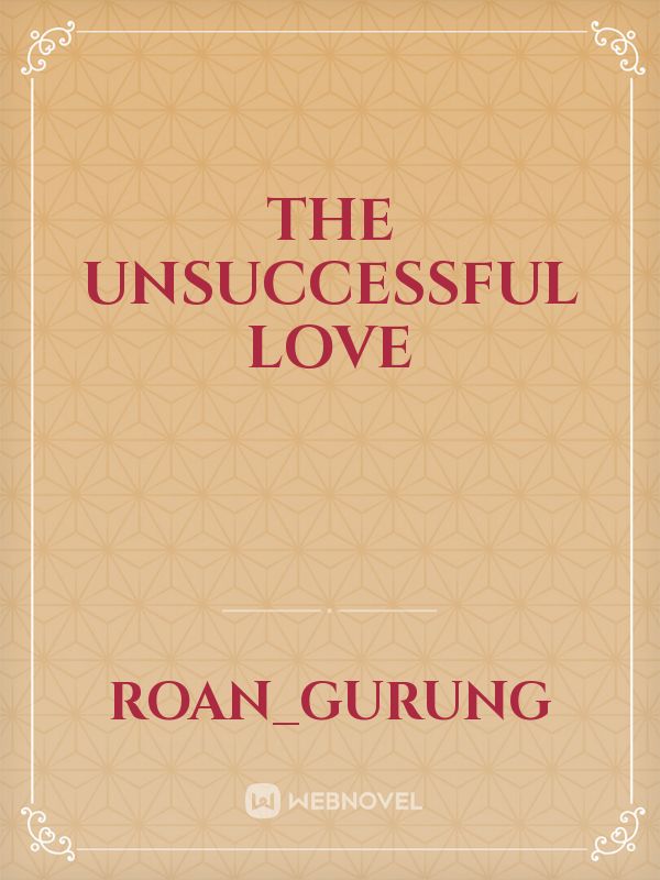 The unsuccessful love Book