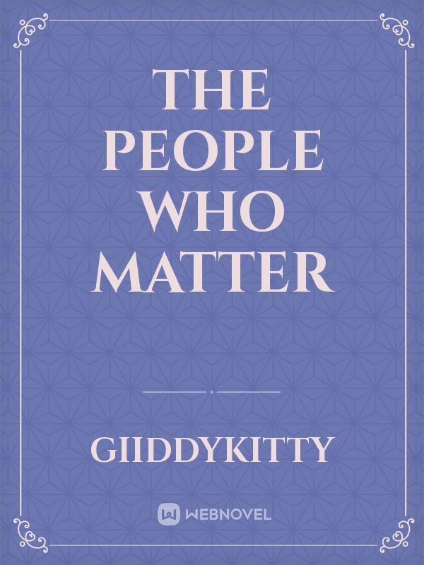 The People Who Matter Book