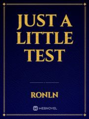 just a little test Book