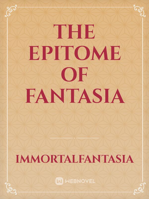 The Epitome of Fantasia Book
