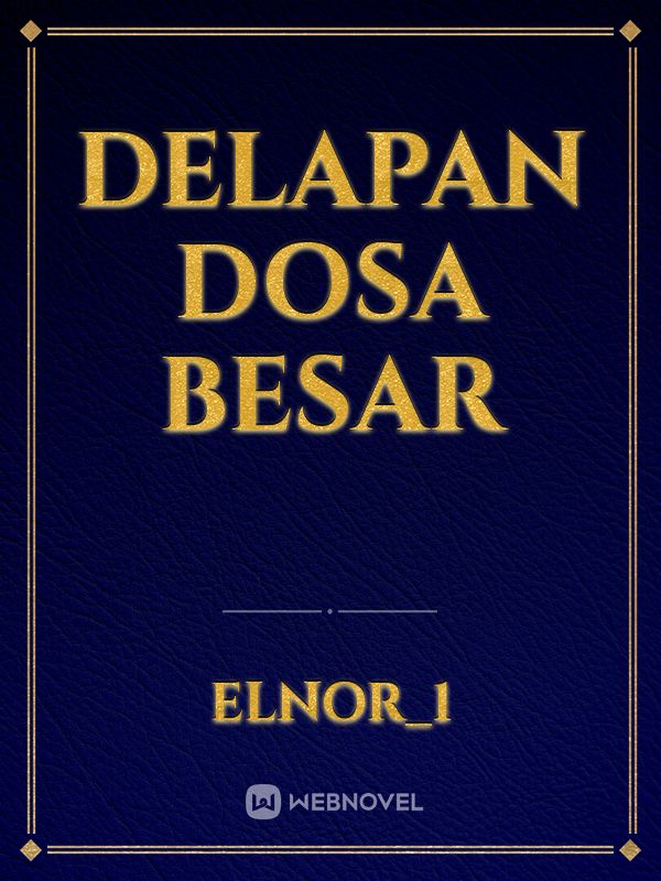 delapan dosa besar