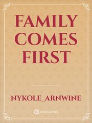 family comes first Book