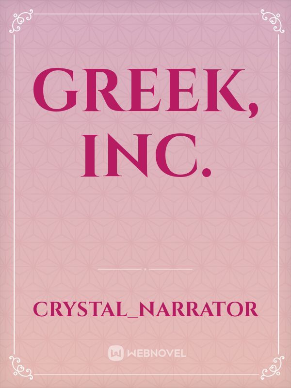 Greek, Inc. Book