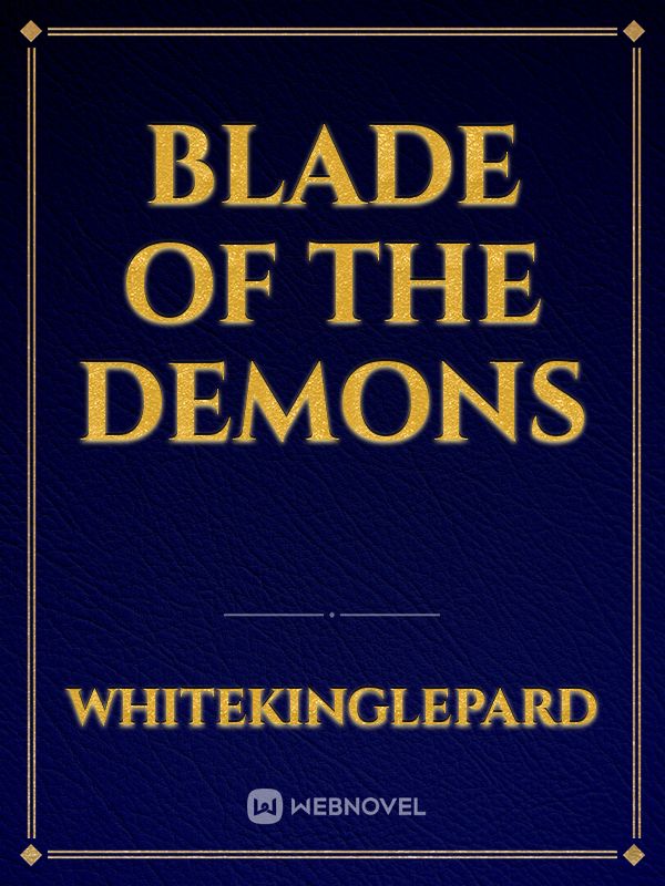 Blade Of the Demons Book