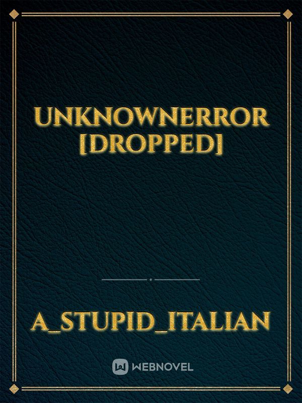 UnknownError [DROPPED] Book