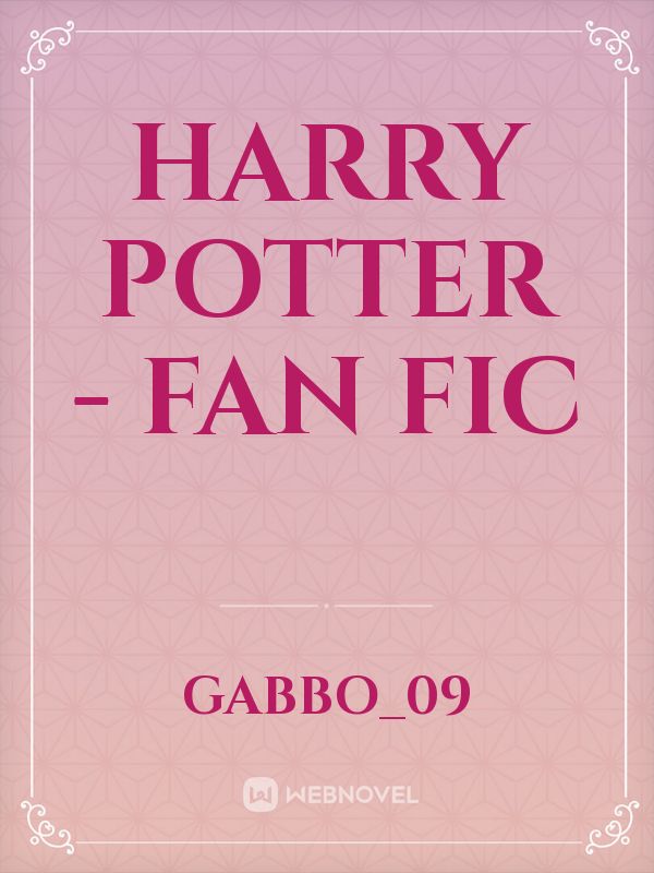 Harry Potter - Fan fic Book