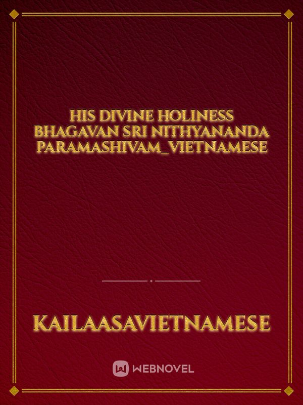 His Divine Holiness Bhagavan Sri Nithyananda Paramashivam_Vietnamese