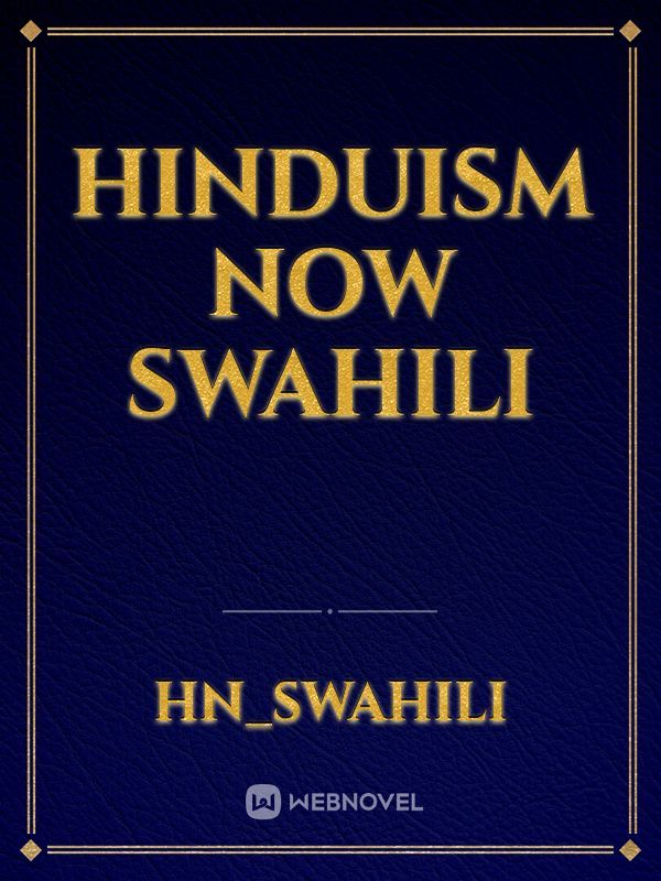 Hinduism Now Swahili