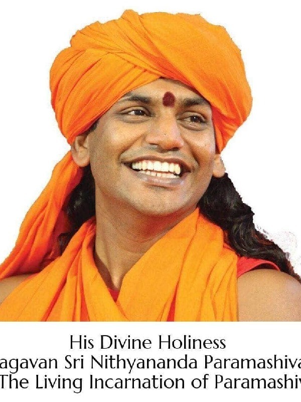 His Divine Holiness B Sri Nithyananda Paramashivam