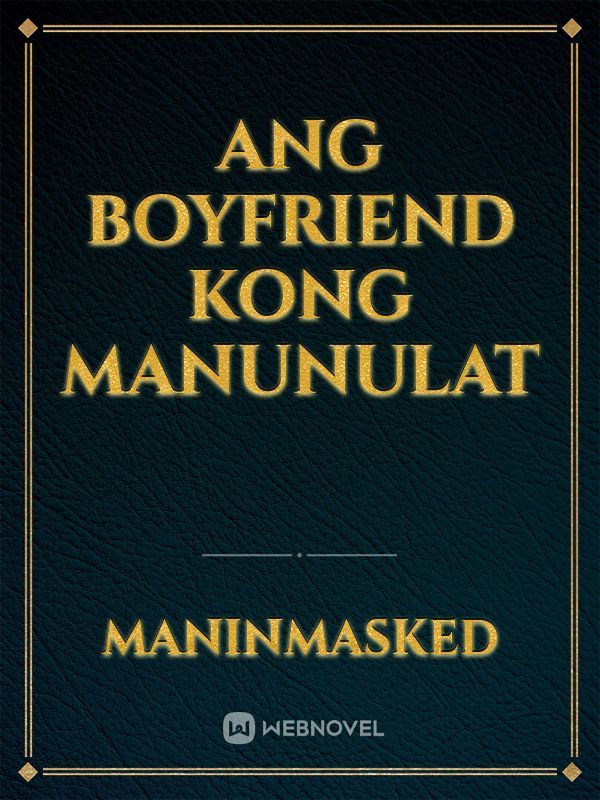 Ang Boyfriend kong Manunulat Book