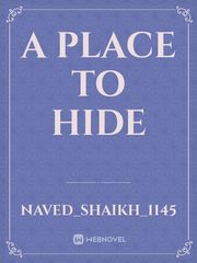A Place to Hide Book