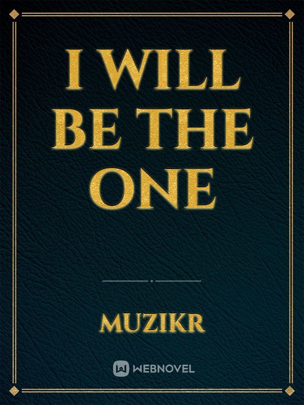 I will be The One Book