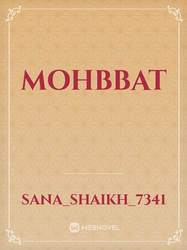 MOHBBAT Book