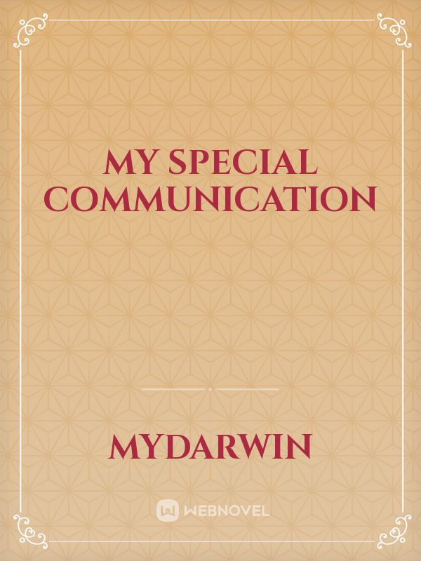 My Special Communication Book