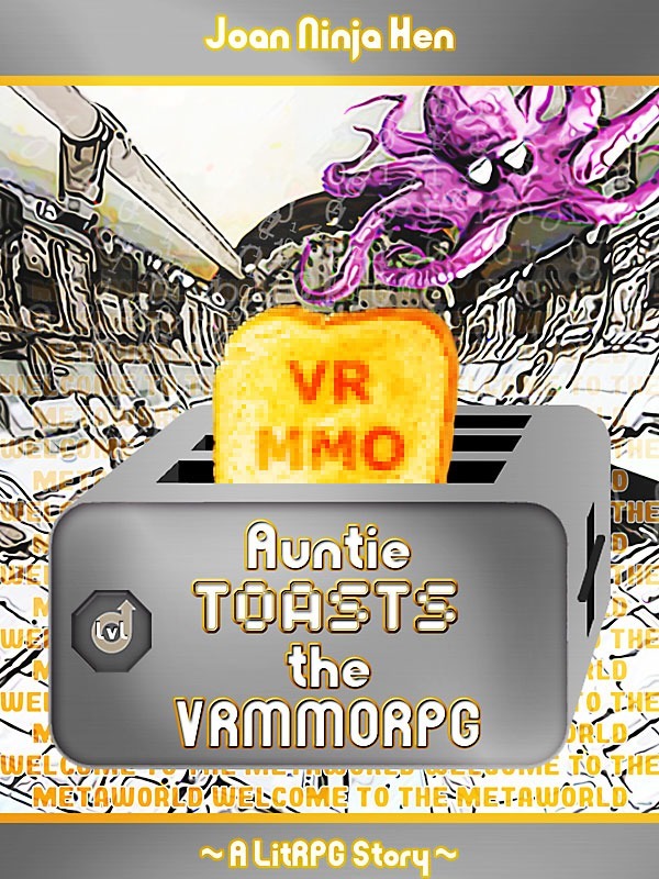 Auntie toasts the VRMMORPG Book