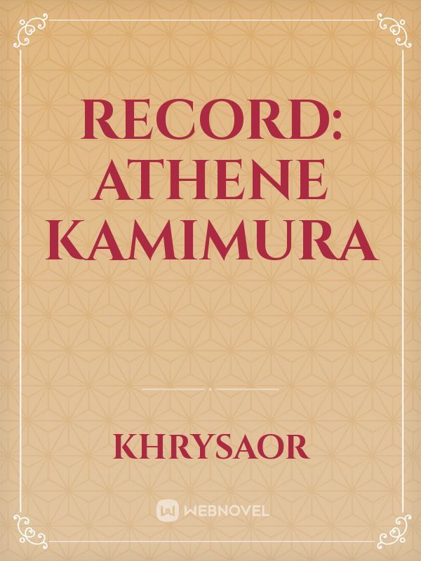 Record: Athene Kamimura Book