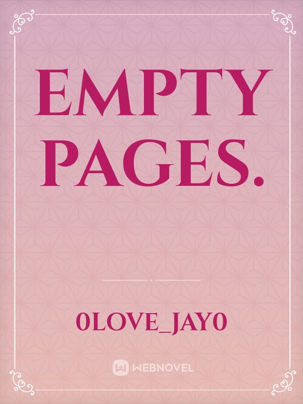 Empty pages. Book